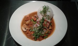 Wagamama lunch dish ready to go