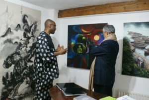  President of Nigerian Art Society UK Hassan Aliyu