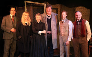 Stephen Fry with cast