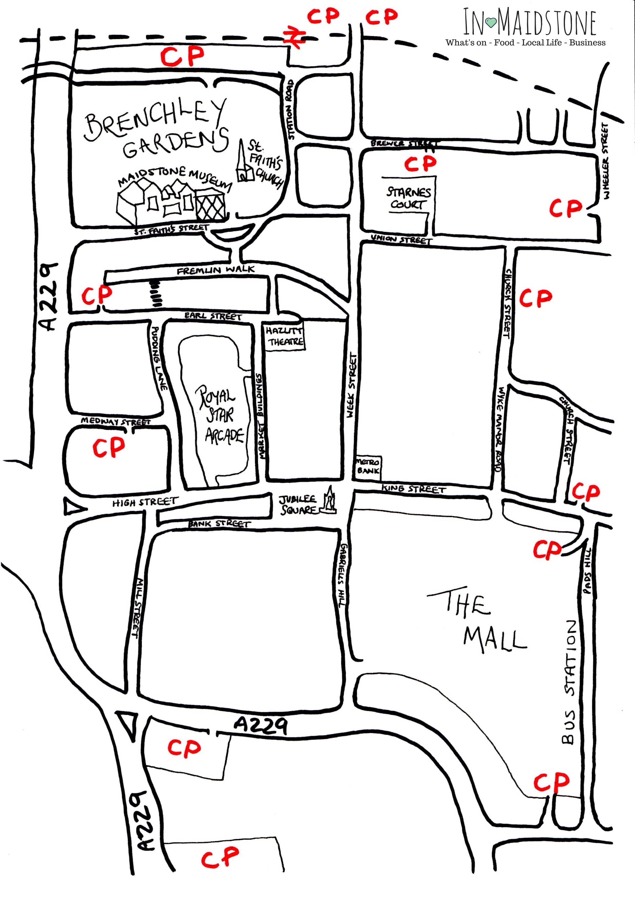 car-park-maidstone-town-centre-map